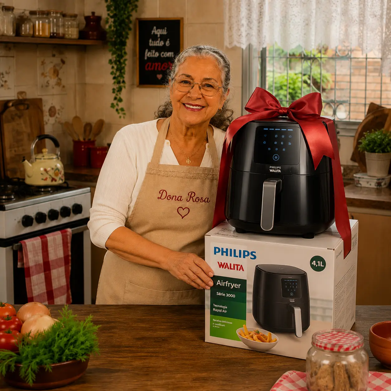 Sorteio Airfryer Dona Rosa